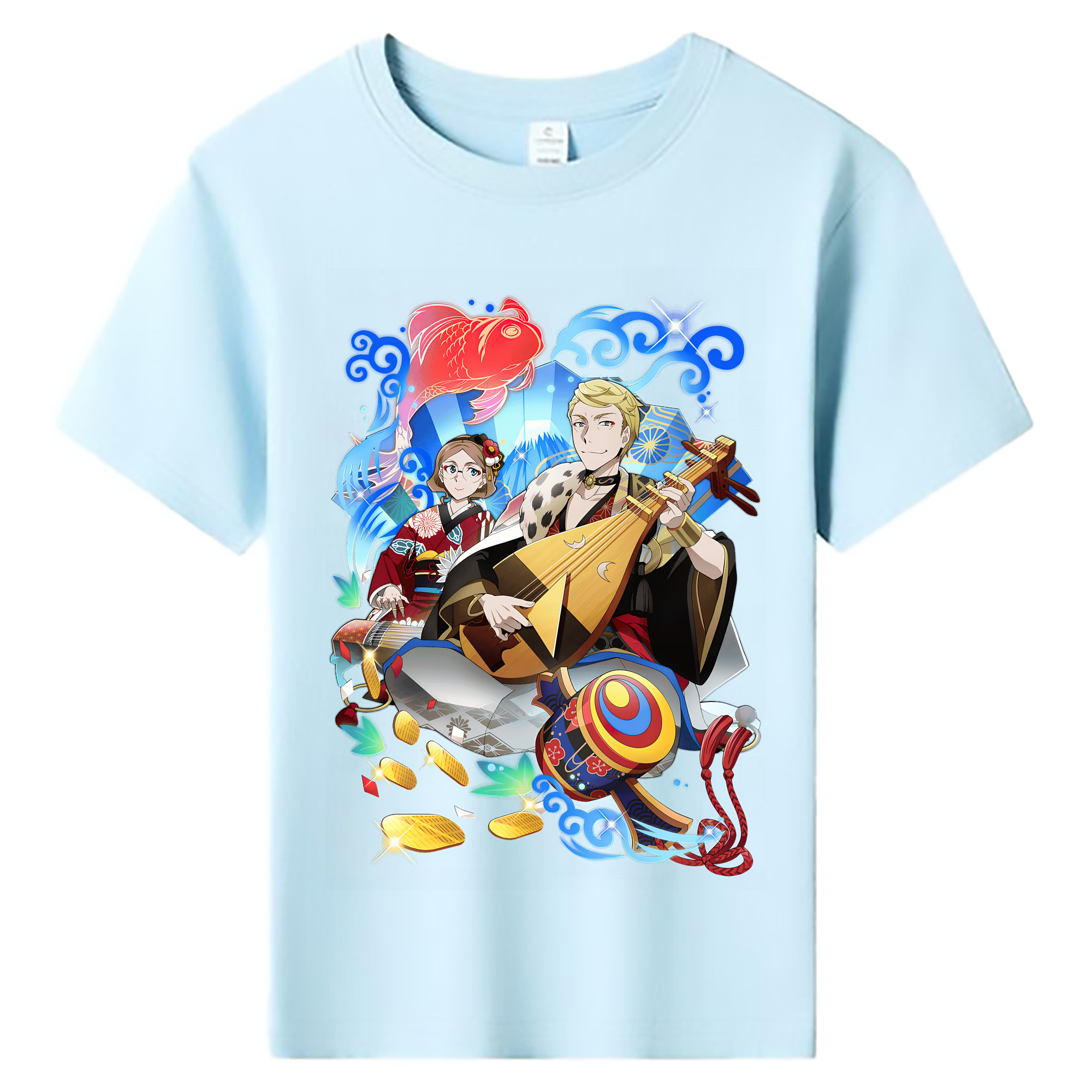 （画像用） 文豪ストレイドッグス Bungo Stray Dogs 綿100％キッズTシャツ（フロントプリント）